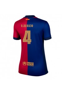 Barcelona Ronald Araujo #4 Fotballdrakt Hjemme Klær Dame 2024-25 Korte ermer